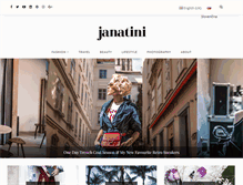 Tablet Screenshot of janatini.com